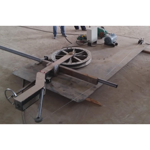 Light Pole Surface Cleaning Machine Tapered Light Pole Head Curving Machine Supplier